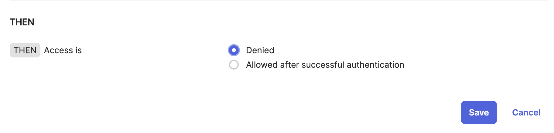 Catch All Rule After Changing to Denied